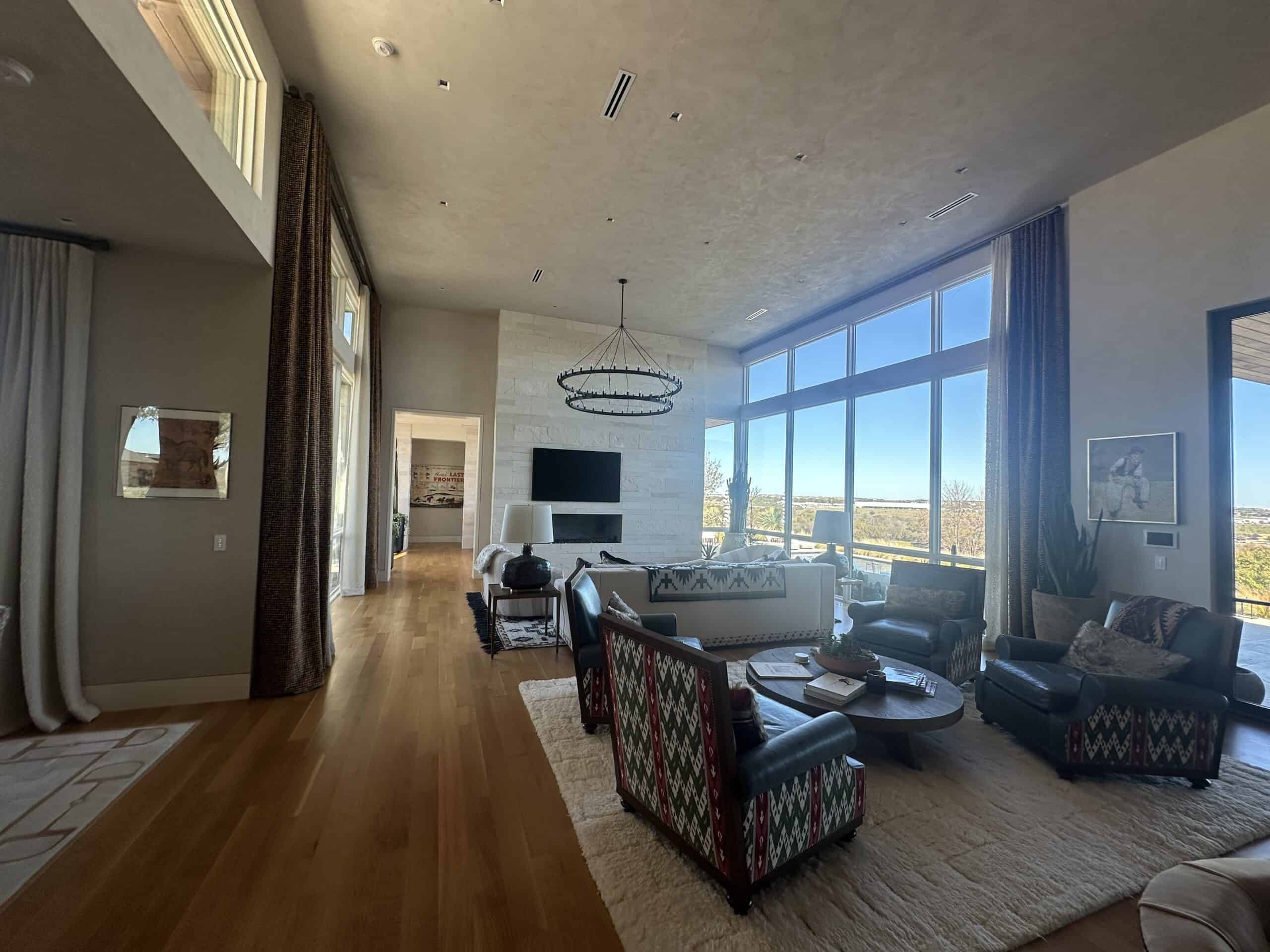 Savant home automation bar and entertainment area Highland Park